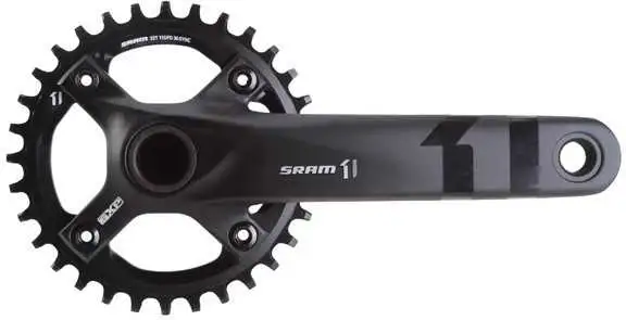 Vevparti SRAM X1 1000 Fatbike GXP 1 x 11 växlar 32T 175 mm svart/grå