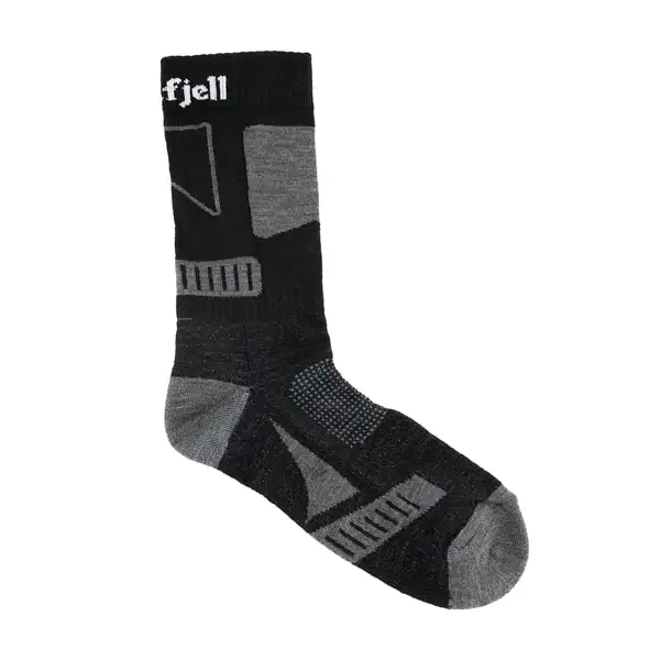 Ullstrumpor Nordfjell Cross-Country Ski Sock Svart