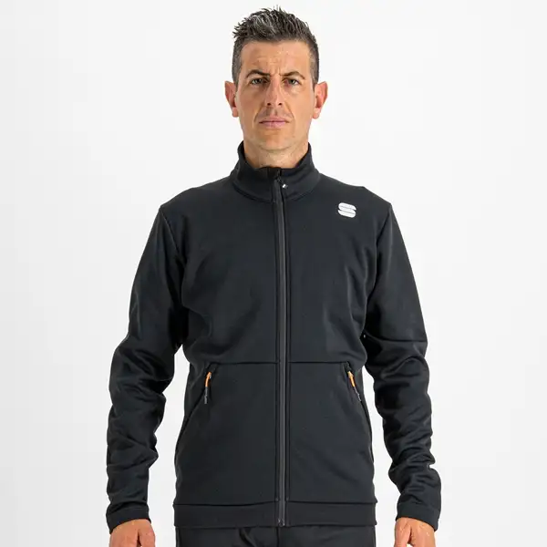 Skidjacka Sportful Herr Engadin Wind Jacket Svart