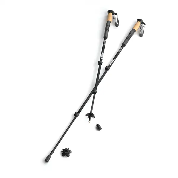 Vandringsstavar Silva Trekking Poles Carbon Svart