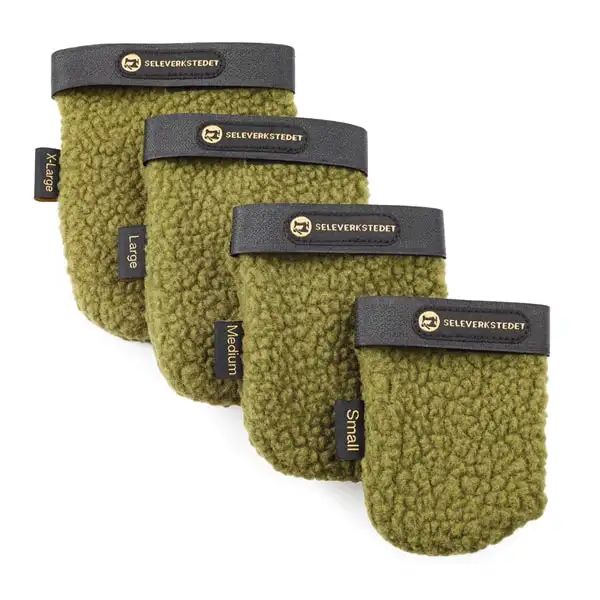 Hundsocka Seleverkstedet Fleece Dog Boot 4Pk Grön