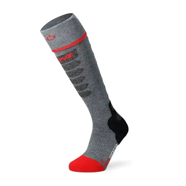 Värmestrumpor Lenz Heat Sock 5.1 Toe Cap Slim Fit Grå