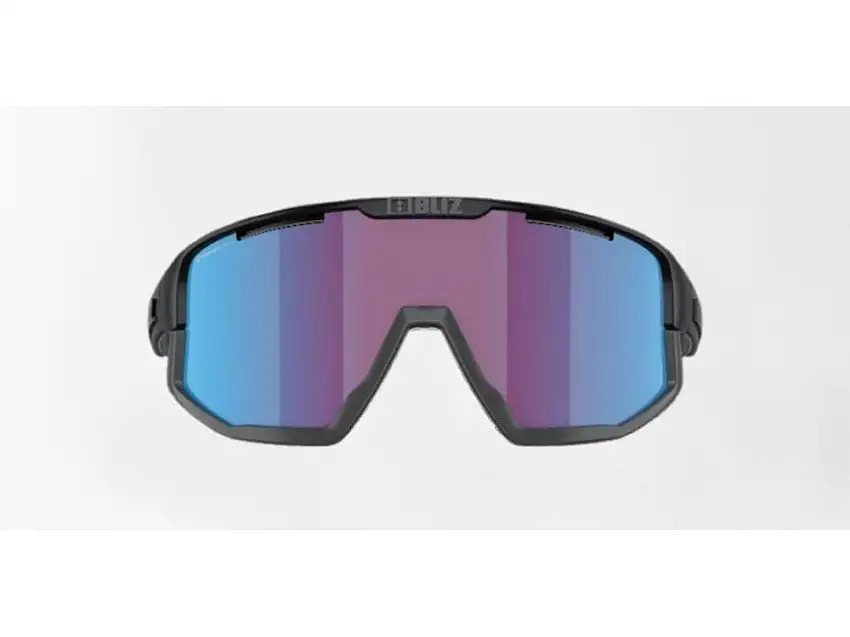 Bliz Fusion Small (25) cykelglasögon rose/violet mirror blue lens matte black