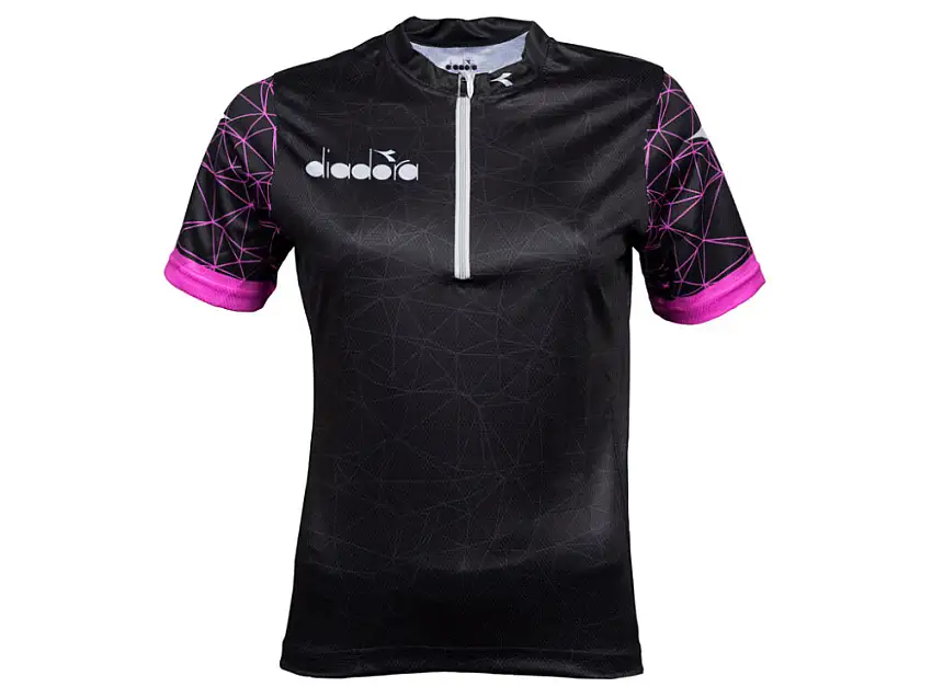 Diadora Agnes cykeltröja svart/rosa dam