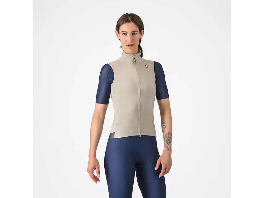 Castelli Espresso cykelväst clay/dark gray dam