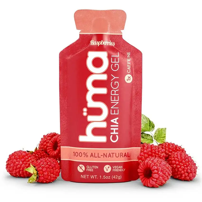 Energigel Humachia Koffein Raspberries