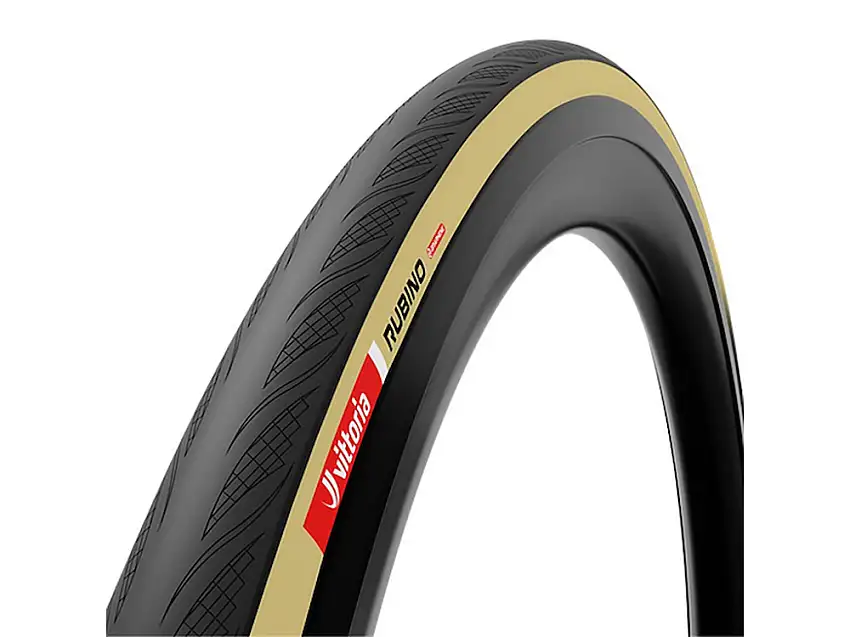 Vittoria Rubino V G2 Tube road vikbart däck 700x34c svart/brun