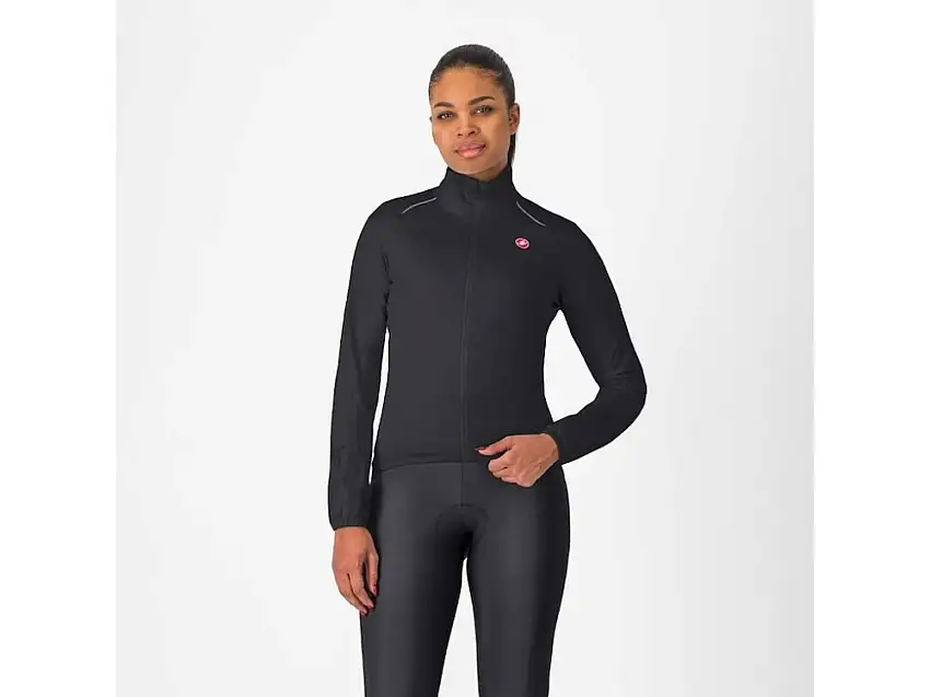 Castelli Emergency 3 regnjacka light black dam