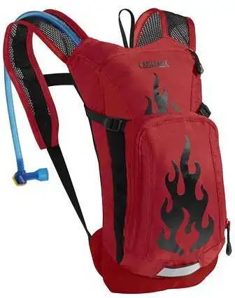 Ryggsäck Camelbak Mini M.U.L.E. 1.5 l med 1.5 l vätskebehållare röd/svart