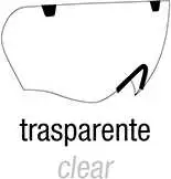 Visir Kask Bambino Pro transparent 55-58 cm