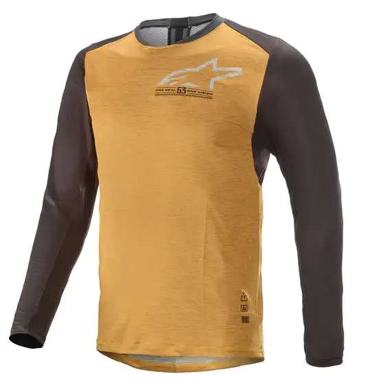 Tröja ALPINESTARS Alps 6.0 V2 LS Jersey black/yellow