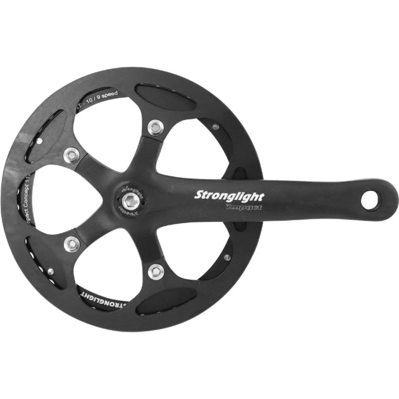 Vägvevkedja med hus för transmission utan kedjespännare Stronglight Impact S 44Dts 8V. 170 mm