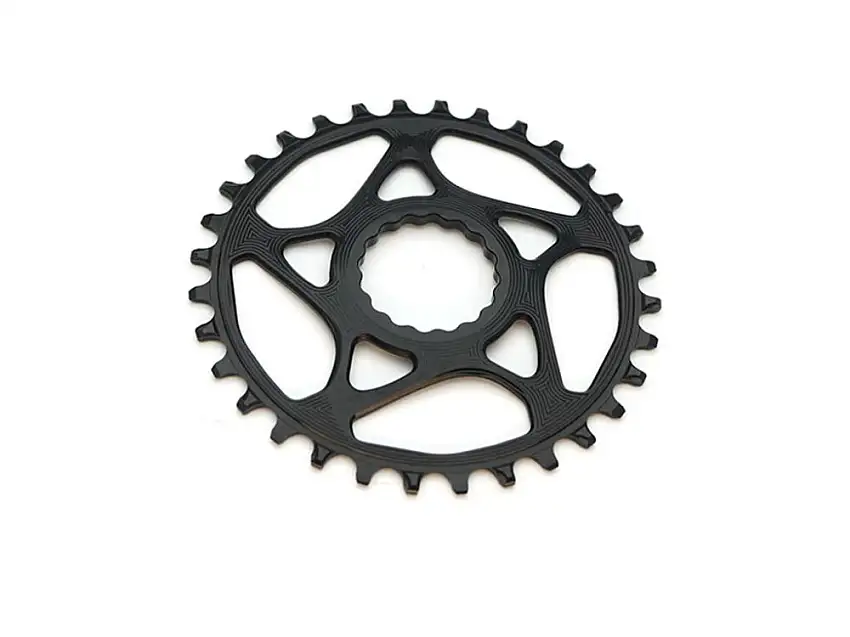absoluteBLACK Boost Singlespeed rund 32T drev direkte montering svart 3 mm offset