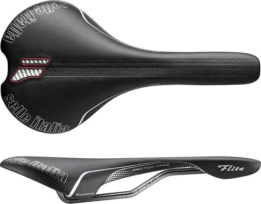 Sadel Selle Italia Flite Friction Free svart