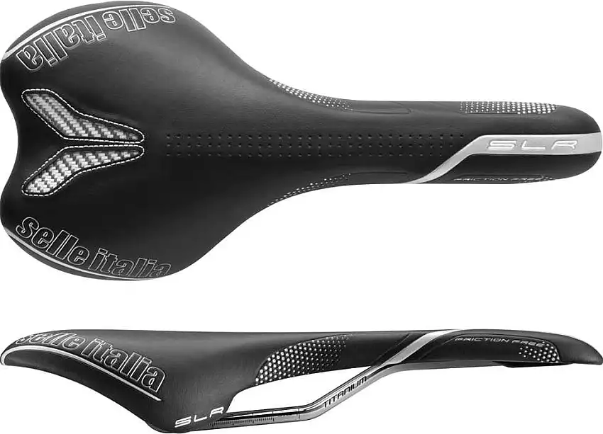 Sadel Selle Italia Slr Friction Free svart