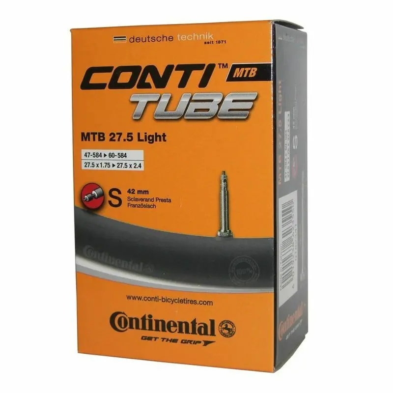 Innerslang med Presta-ventil Continental Light 27,5x1,75-2,40