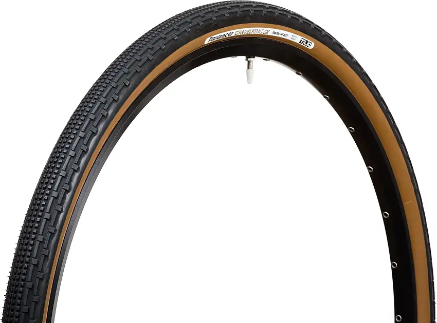 Cykeldäck Panaracer GravelKing SK TLC Vikbart 43-622 (28x1.70") Svart/Brun