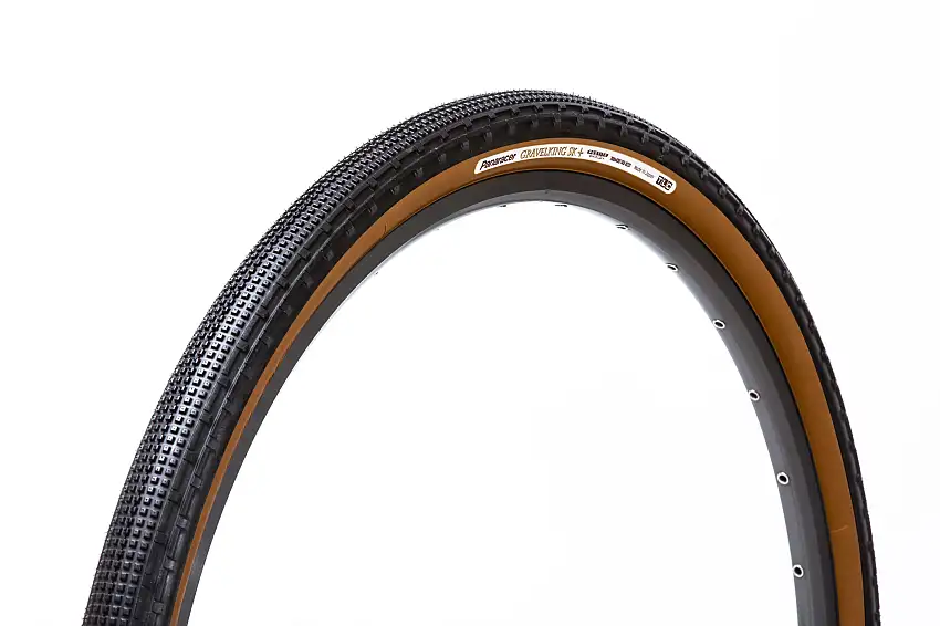 Cykeldäck Panaracer GravelKing SK+ TLC Vikbart 35-622 (28x1.35") Svart/Brun
