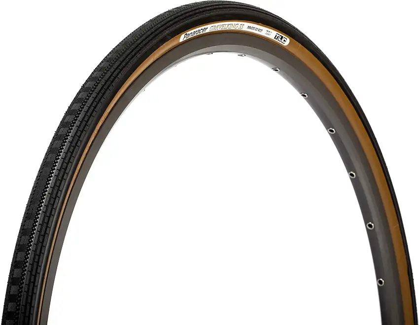 Cykeldäck Panaracer GravelKing SS TLC Vikbart 32-622 (28x1.25") Svart/Brun