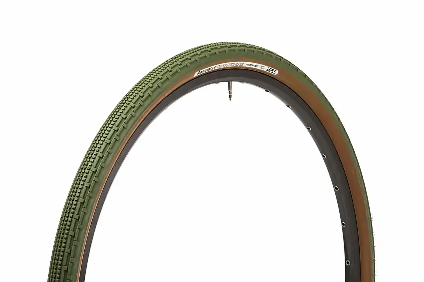 Cykeldäck Panaracer GravelKing SK TLC Vikbart 43-622 (28x1.70") Grön/Brun