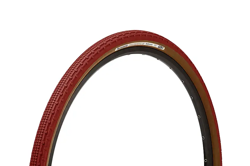 Cykeldäck Panaracer GravelKing SK TLC Vikbart 43-622 (28x1.70") Röd/Brun