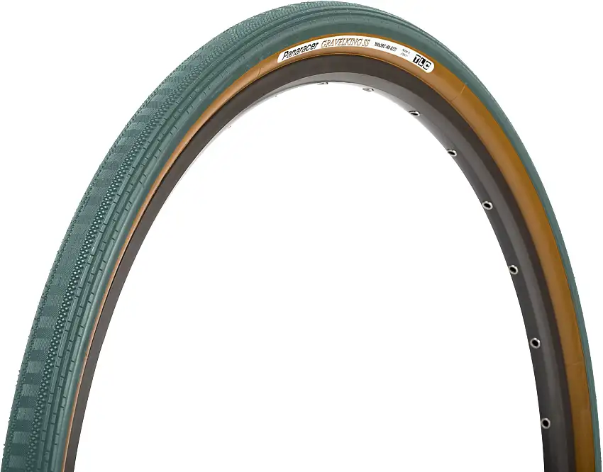 Cykeldäck Panaracer GravelKing SS TLC Vikbart 32-622 (28x1.25") Blågrå/Brun