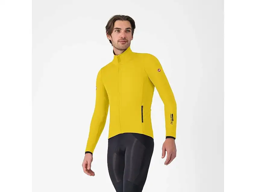 Castelli Alpha 150 cykeljacka mango mojito/sort herr