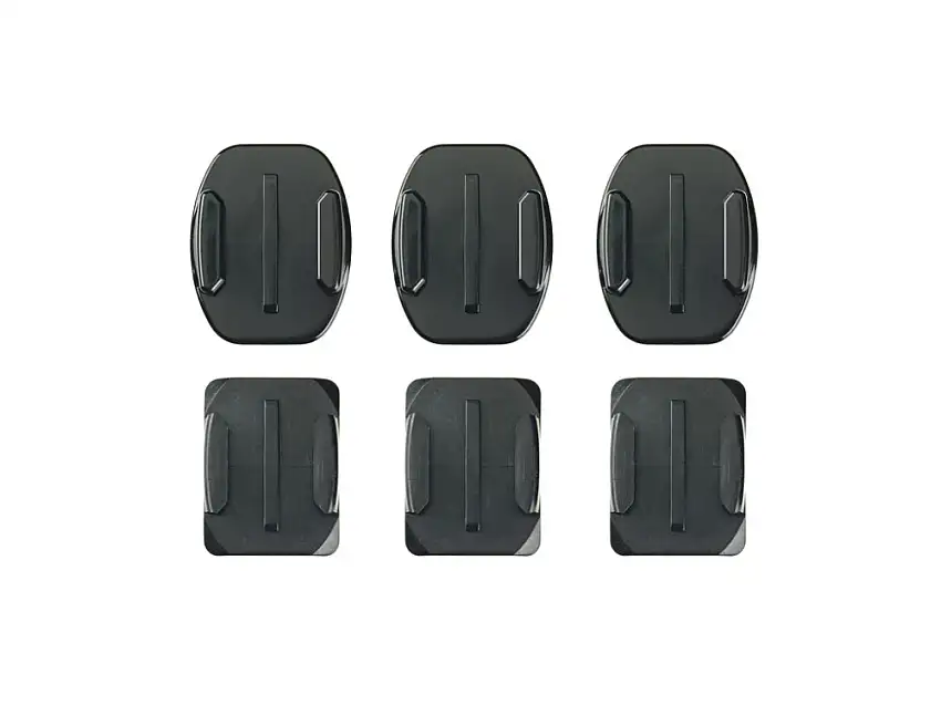 GoPro adhesive mounts platta och böjda 6 st.