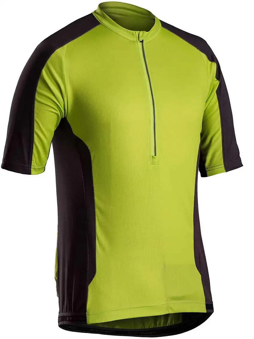 Tröja Bontrager Foray kort ärm lemonlime/svart