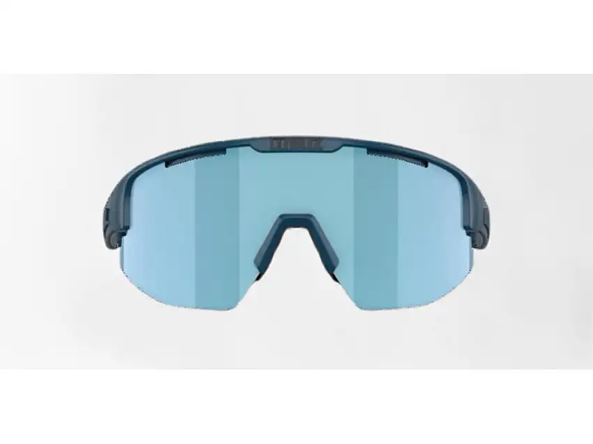 Bliz Matrix Small cykelglasogn smoke ice blue mirror lens matte blue