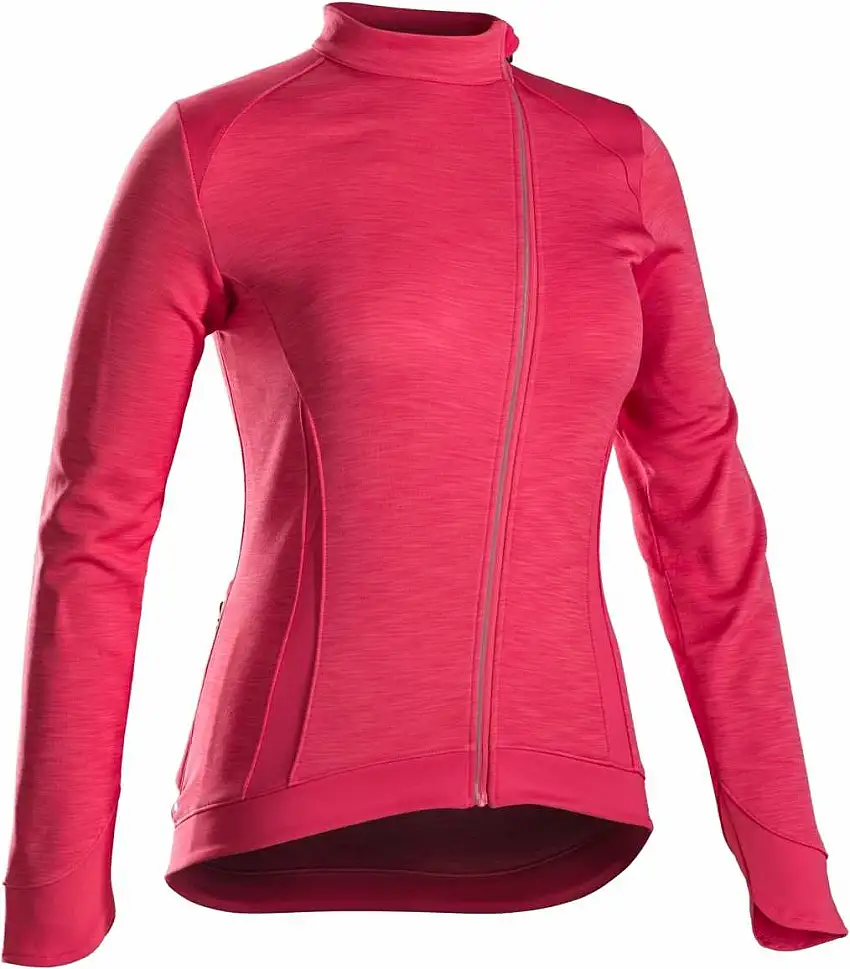 Tröja Bontrager Vella Thermal lång ärm dam rosa
