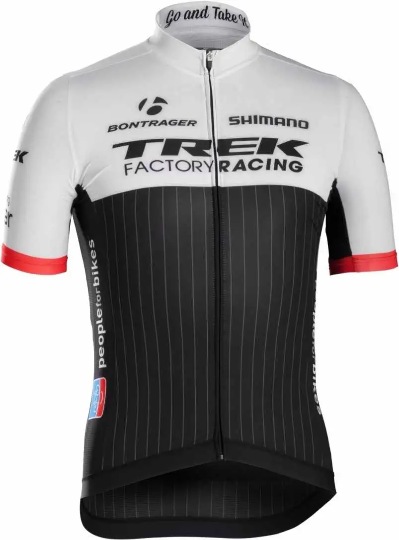 Tröja Bontrager TFR RSL kort ärm svart/vit/röd