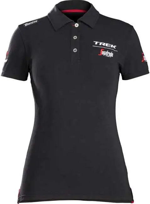 Tröja Santini Team Trek-Segafredo Polo dam svart
