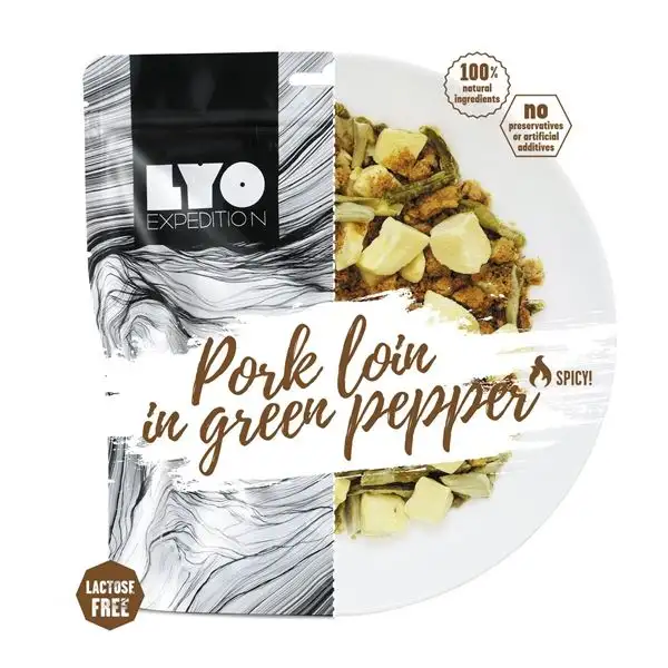 Lyofood Pork Loin In Green Pepper Sauce