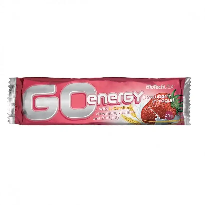 Energibar Biotechusa Go Strawberry Yoghurt