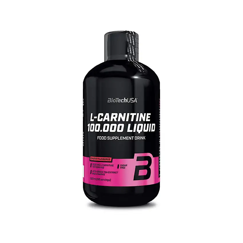 Aminosyror Biotechusa L-Carnitine 100.000 Liquid Apple