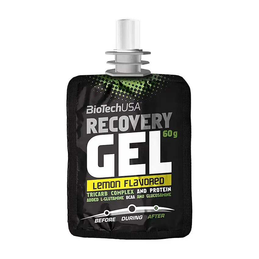 Återhämtningsdryck Biotechusa Recovery Gel Lemon