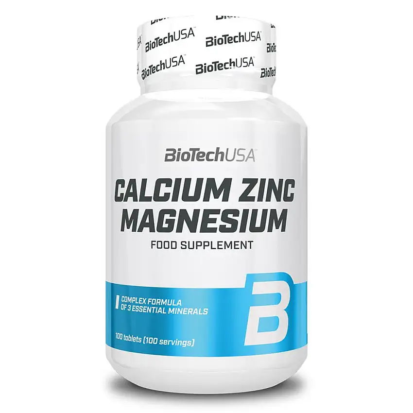 Mineraler Biotechusa Calcium Zinc Magnesium Kapslar