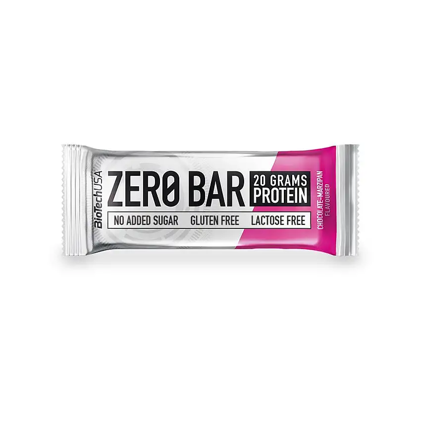 Biotech Zero Bar Chocolate Marzipan 50g