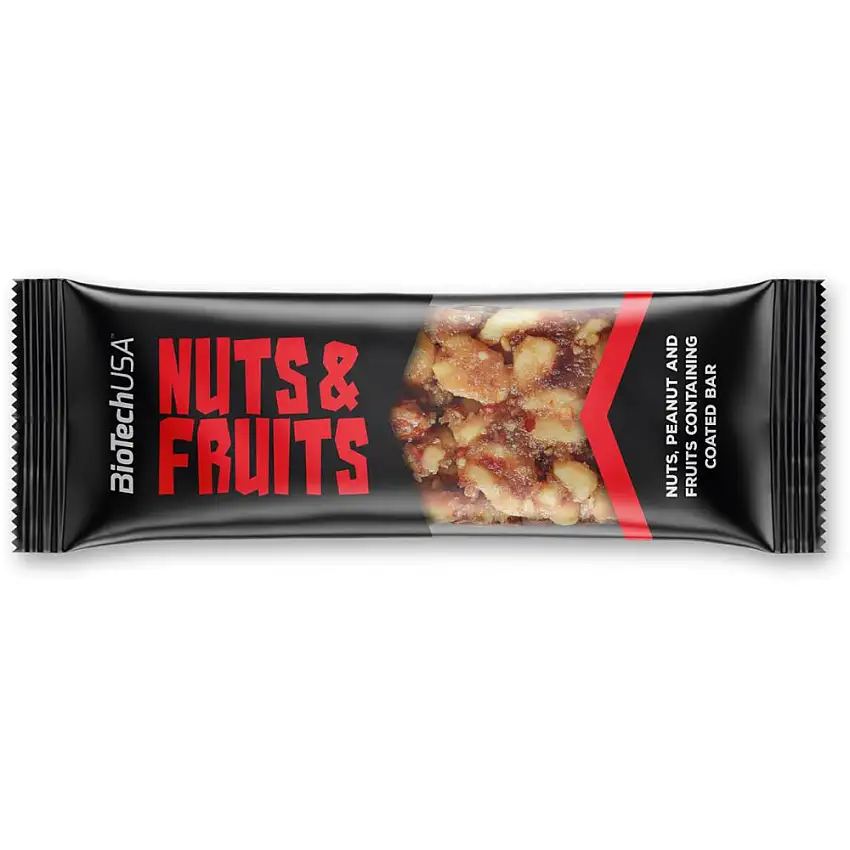 Energibar Biotechusa Nut Bar Nuts Fruits