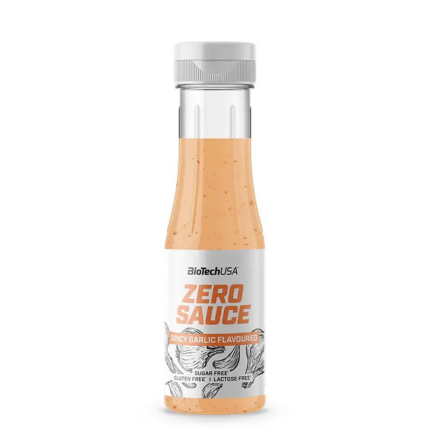 Sås Biotechusa Zero Sauce Spicy Garlic