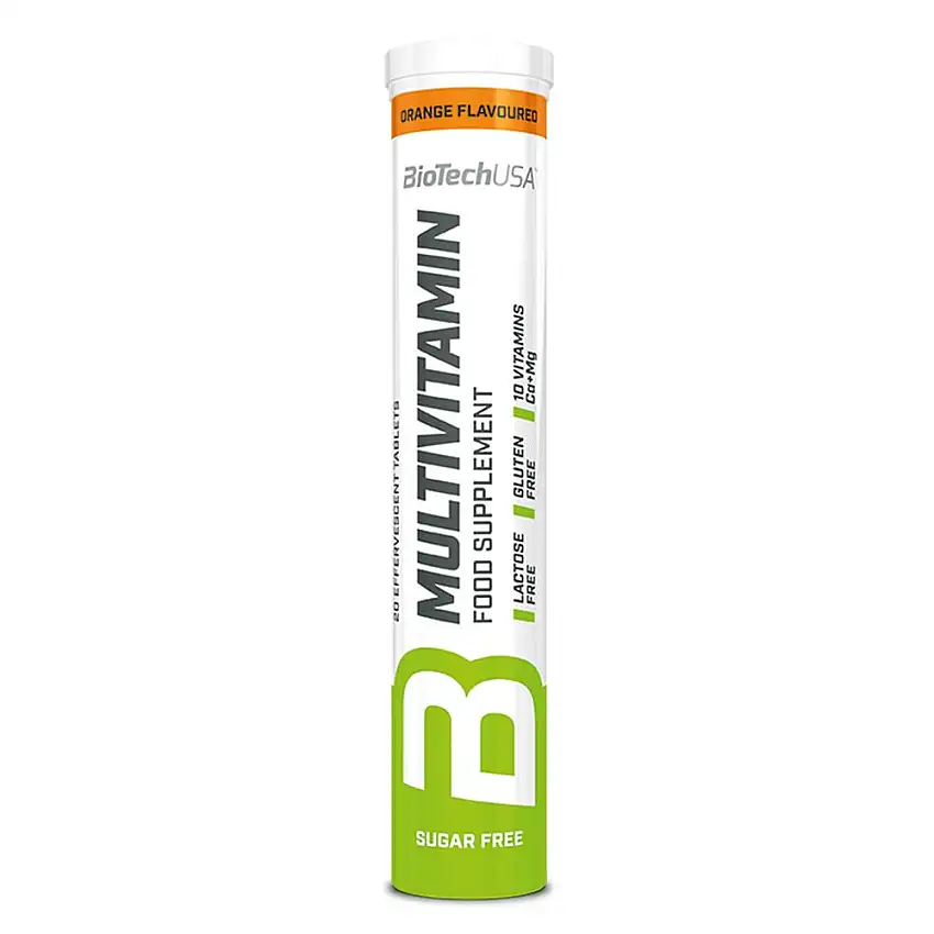 Vitaminer Biotechusa Multivitamin Effervescent Apelsin