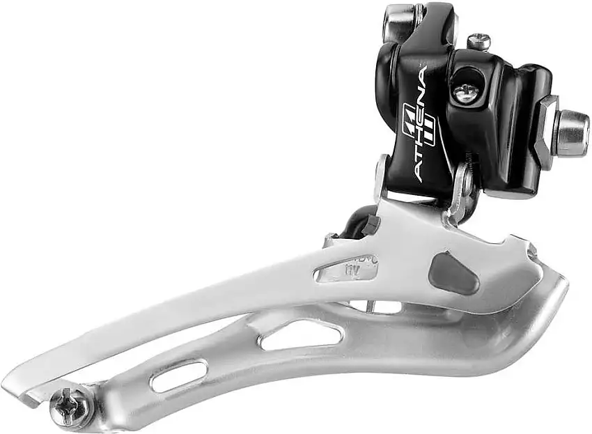 Framväxel Campagnolo Athena, 2 växlar, ramfäste, svart