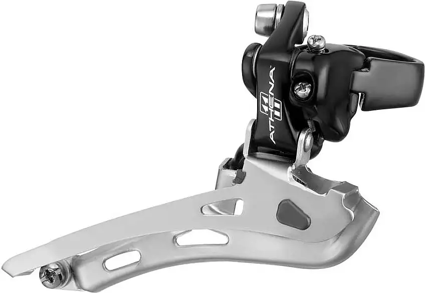 Framväxel Campagnolo Athena, 2 växlar, 34.9 mm klamma, svart