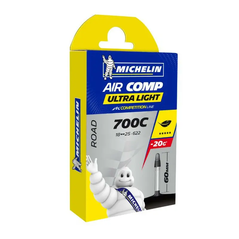 Innerslang med Presta-ventil Michelin 700 x 18-23 60 mm 78g