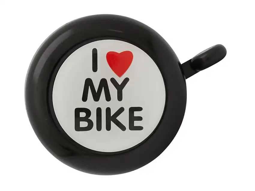 OnGear ringklocka I love my bike svart