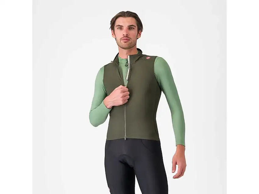 Castelli Espresso cykelväst deep green herr