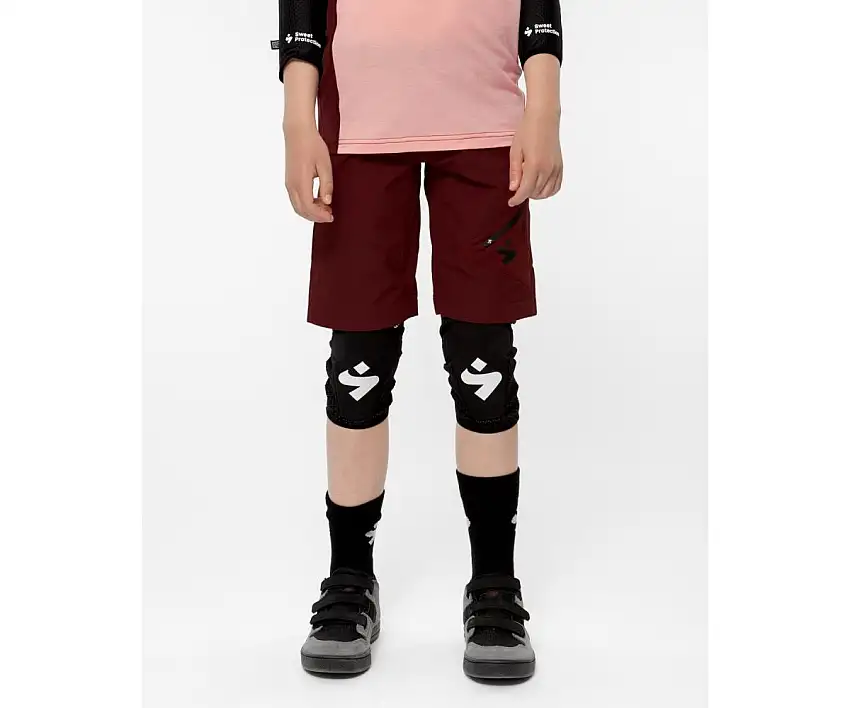 Cykelbyxor Sweet Protection Hunter Shorts Jr mörkröd
