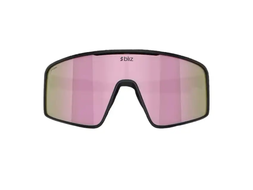 Bliz P001 Large cykelglasögon brown/pink multicolour lens matte black