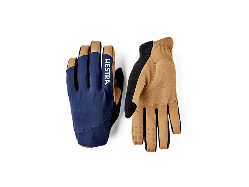 Hestra Spiro Long cykelhandskar navy/tan unisex